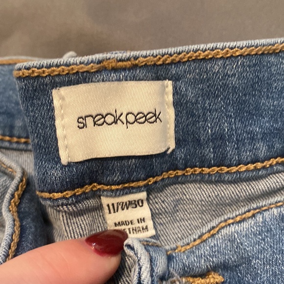 Sneakpeek Skinny Jean - Size 11 - Picture 2 of 4
